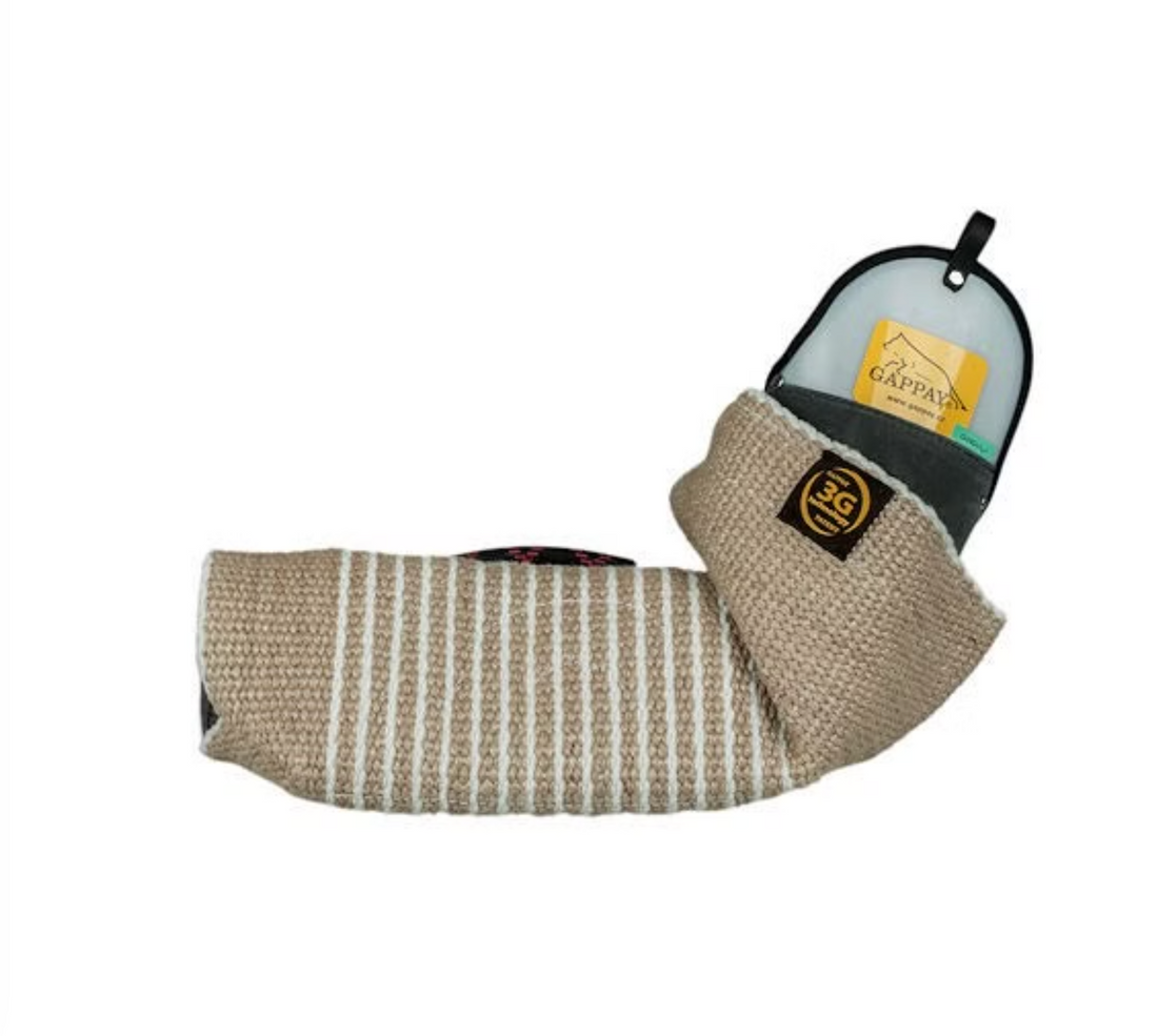 Premium Sleeve Cover with 3G Technology – Pure Jute Material, Saliva Saturation Insert, Reinforced Bite Area & Handle - Compatible with Gappay Sleeve No. 0110, 0112, 0114, 0119