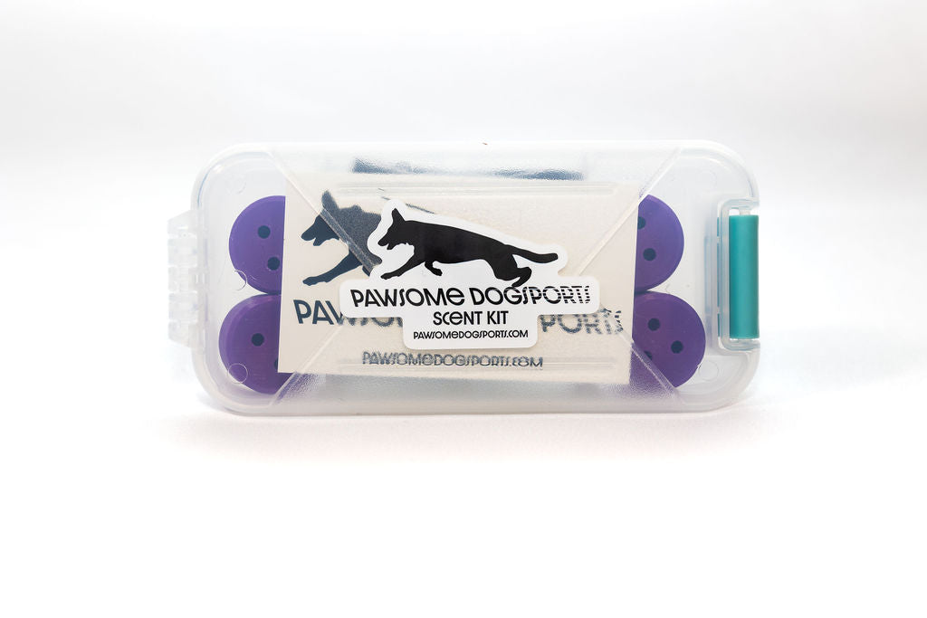 Basic Nosework Kit - Portable Scent Detection Training Kit with Pre-Cut Swabs, Magnetic Hides, and Essential Odors UKC, AKC, and NACSW