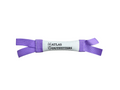 Lavendar bumper with white label on a white background.