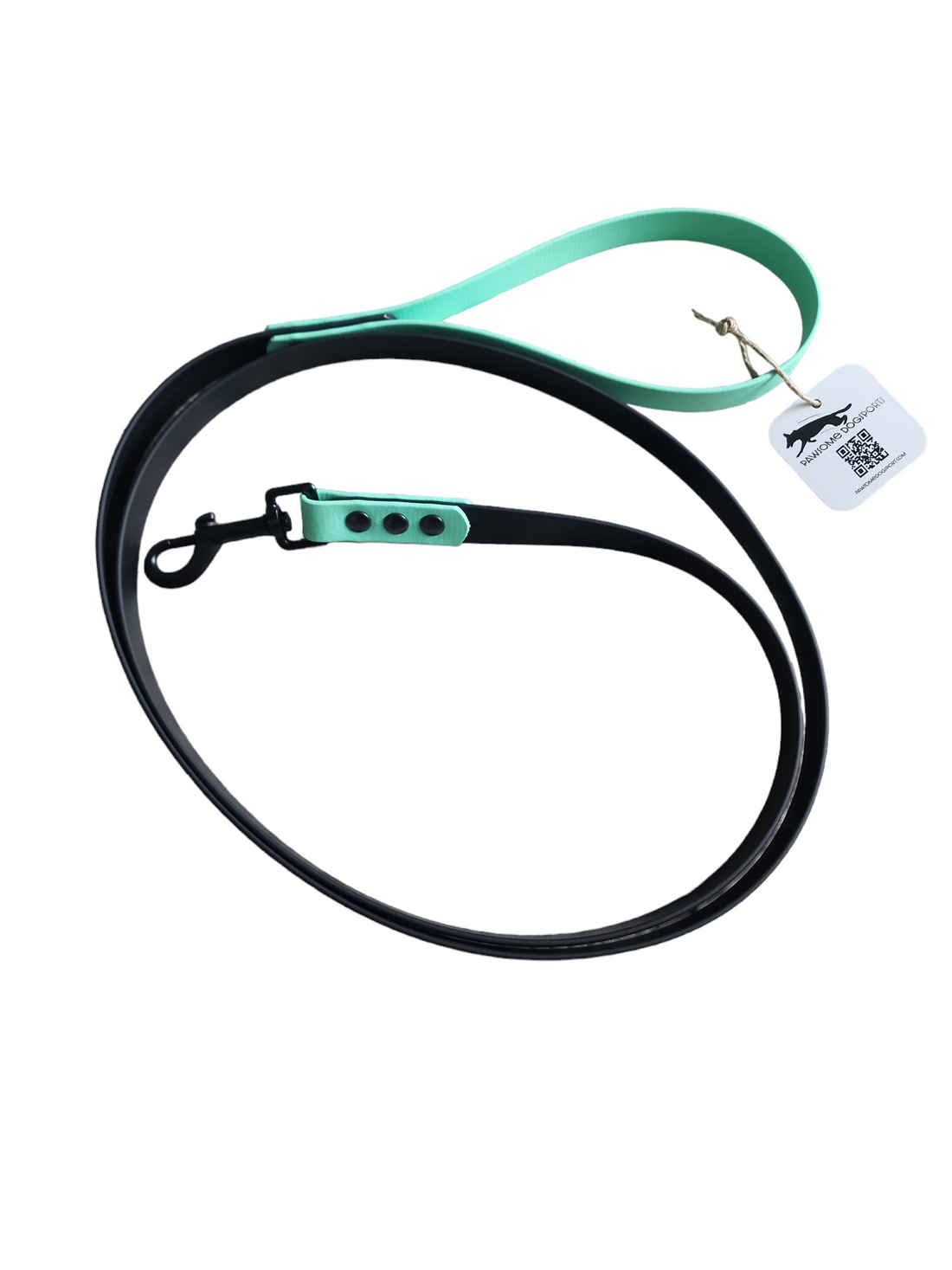 Pawsome DogSports Biothane Leash - Two-Tone 4'