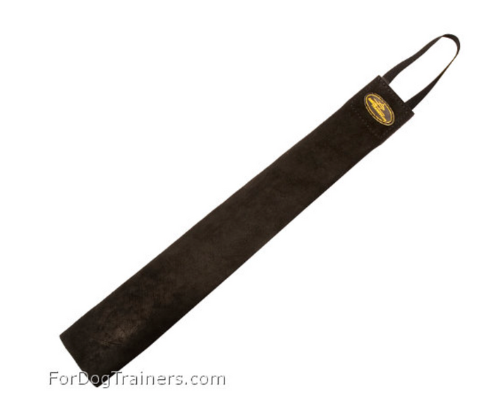 Extra Durable Leather Dog Bite Training Rag with Handle – Puppy & K9 T