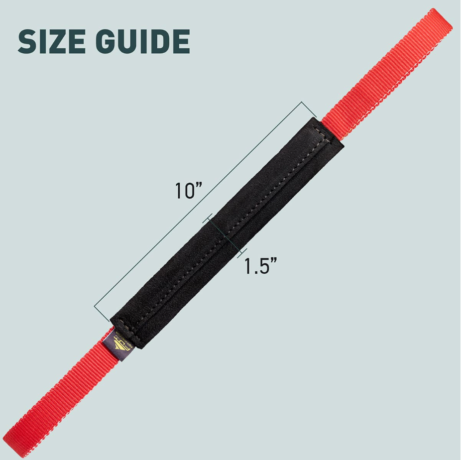 FDT Leather Dog Bite Tug with Handles – Durable Puppy & K9 Training Tool