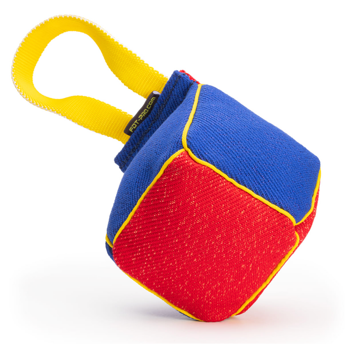 FDT French Linen Dog Bite Tug with Handle – Square Training Block