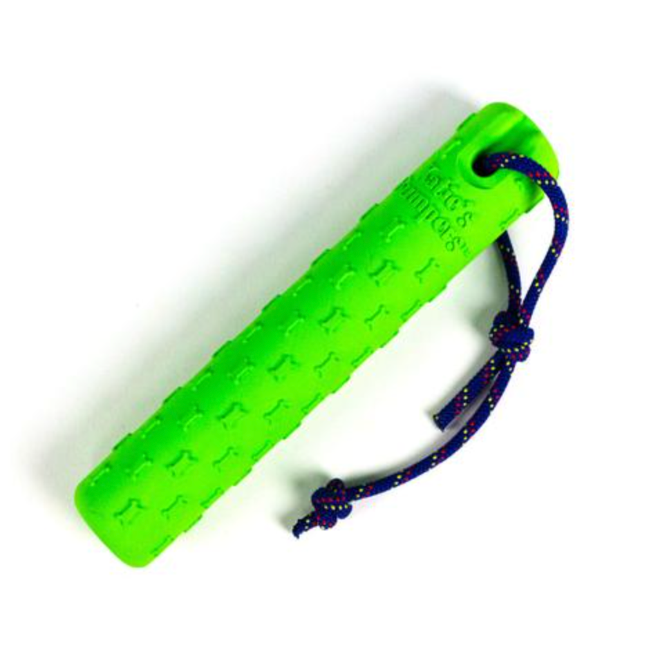 Katie's Bumpers Original floating dog bumper made in USA for retriever training, dock diving, water retrieval, and fetch