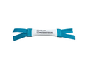 Teal small dock diving bumper on white background.