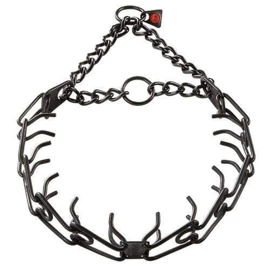 Herm Sprenger - ULTRA-PLUS Training Collar with Center-Plate and Assembly Chain - Stainless Steel